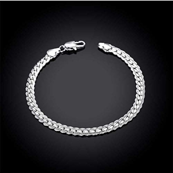 🎁NEW BRACELET 🎁UNISEX. 925 STERLING SILVER - Picture 5 of 6